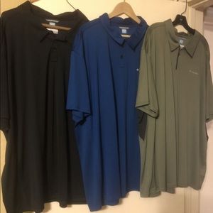 Columbia polo shirts